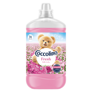 Coccolino Fresh Silk Lily öblítőkoncentrátum 74 mosás 1702 ml