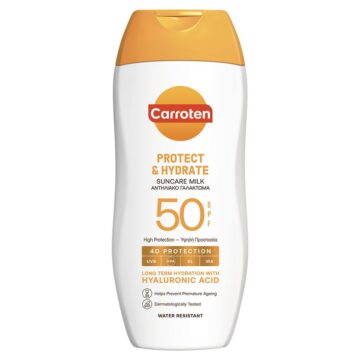 Carroten Protect & Hydrate SPF50 naptej hialuronsavval 200 ml