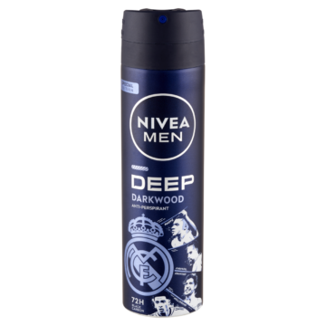 NIVEA MEN Deep Darkwood Real Madrid izzadásgátló dezodor 150 ml