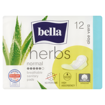 BELLA HERBS Egészségügyi Betét Aloe Vera 12 db