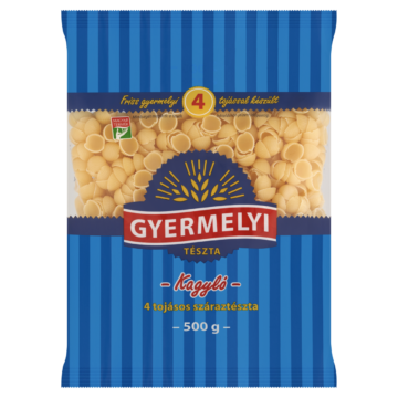 Gyermelyi kagyló 4 tojásos száraztészta 500 g