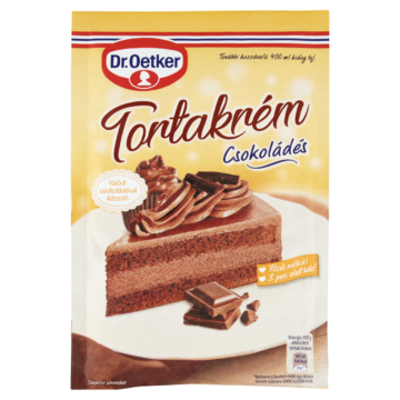 Dr. Oetker csokoládés Tortakrém alappor 145 g