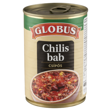 Globus csípős Chilis Bab 400 g