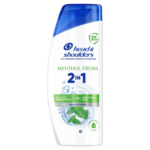 Head & Shoulders Menthol Fresh 2in1 korpásodás elleni Sampon és Balzsam 400 ml
