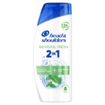 Head & Shoulders Menthol Fresh 2in1 korpásodás elleni Sampon és Balzsam 400 ml