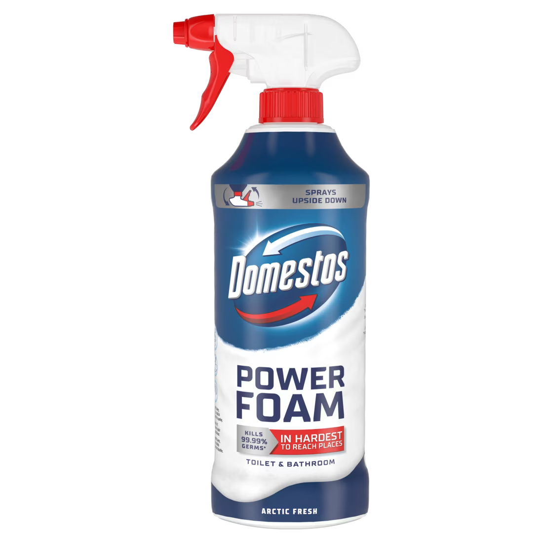 Domestos Power Foam Arctic Fresh WC és fürdőszoba tisztító hab 435 ml