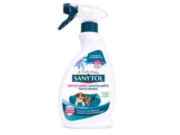 Sanytol fertőtlenítő Textil spray Háziállatok szagainak eltávolítására 500ml