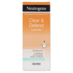 Neutrogena Clear & Defend hidratáló arcápoló tisztító szalicilsavval 50 ml