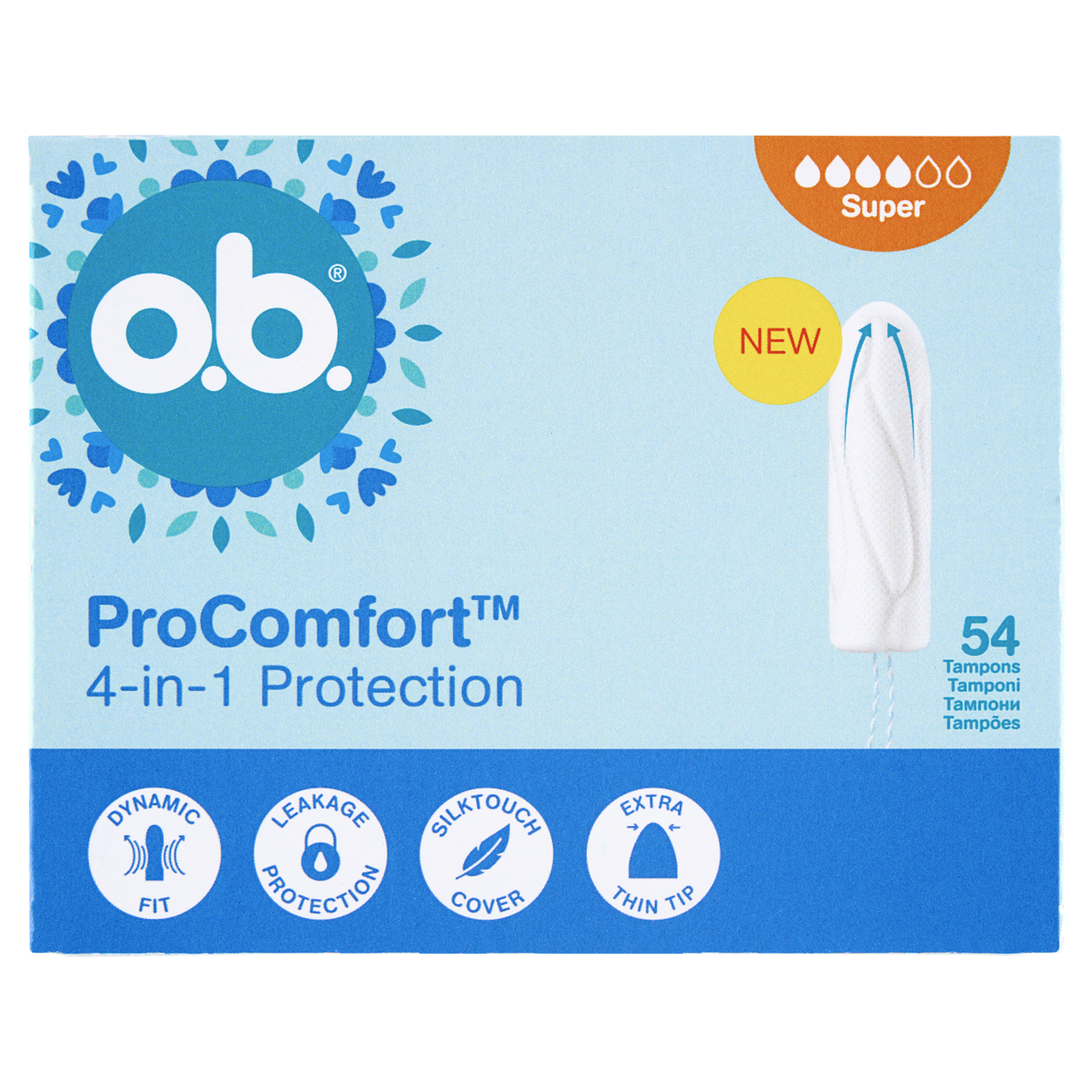 o.b. ProComfort Super tampon 54 db