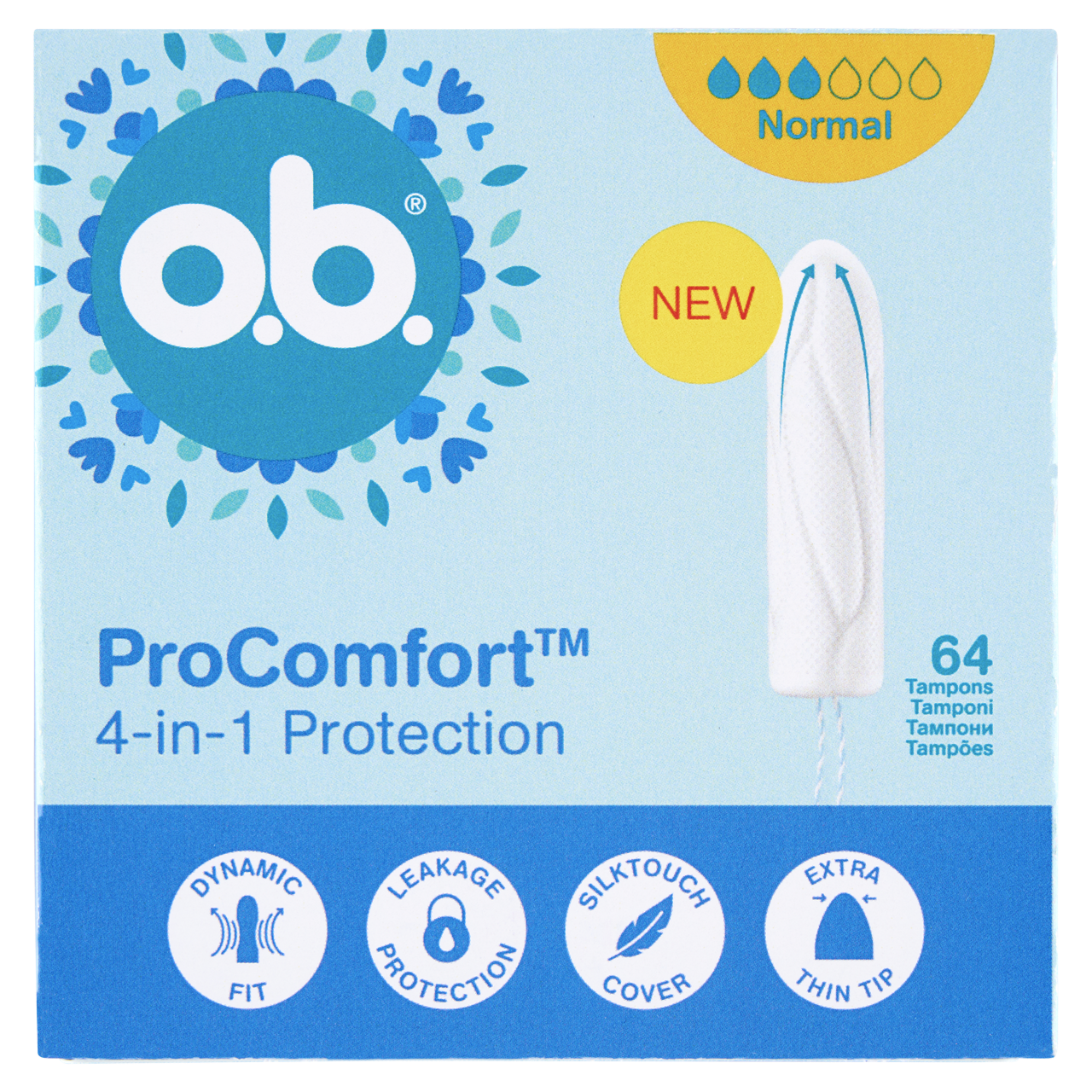 o.b. ProComfort Normal tampon 64 db