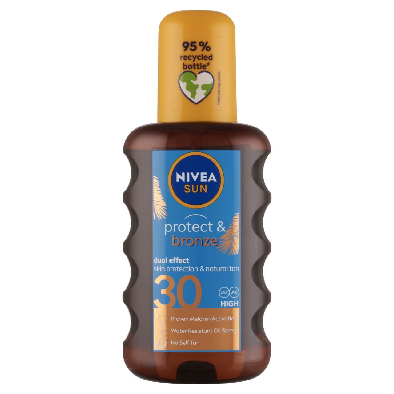 NIVEA SUN Protect & Bronze barnulást támogató napolaj spray FF30 200 ml