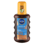NIVEA SUN Protect & Bronze barnulást támogató napolaj spray FF30 200 ml