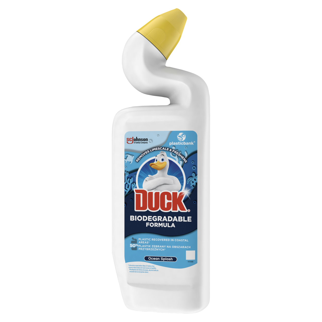 Duck Ocean Splash Biológiailag lebomló WC tisztító folyadék 750 ml