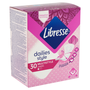 Libresse Dailies Style Multistyle tisztasági betét 30 db