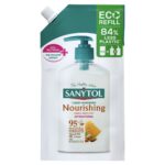 Sanytol Mandulatej és Méhpempő Antibakteriális folyékony szappan utántöltő 500ml