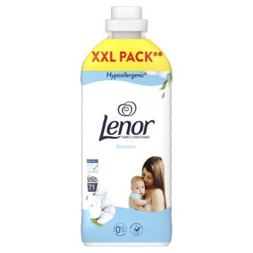 Lenor Sensitive Hipoallergén textilöblítő 1491 ml 71 mosás