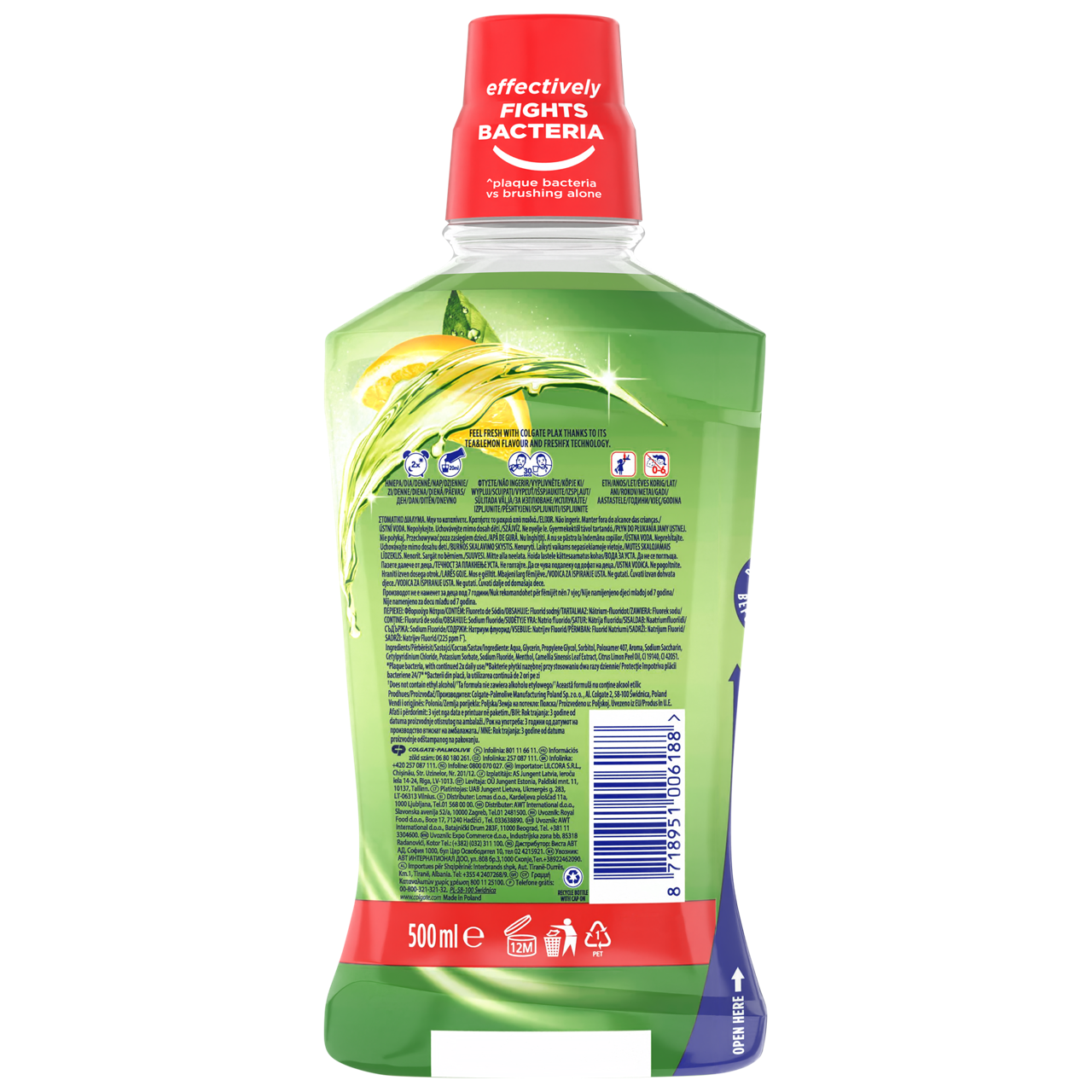Colgate Plax Herbal Fresh szájvíz 500 ml
