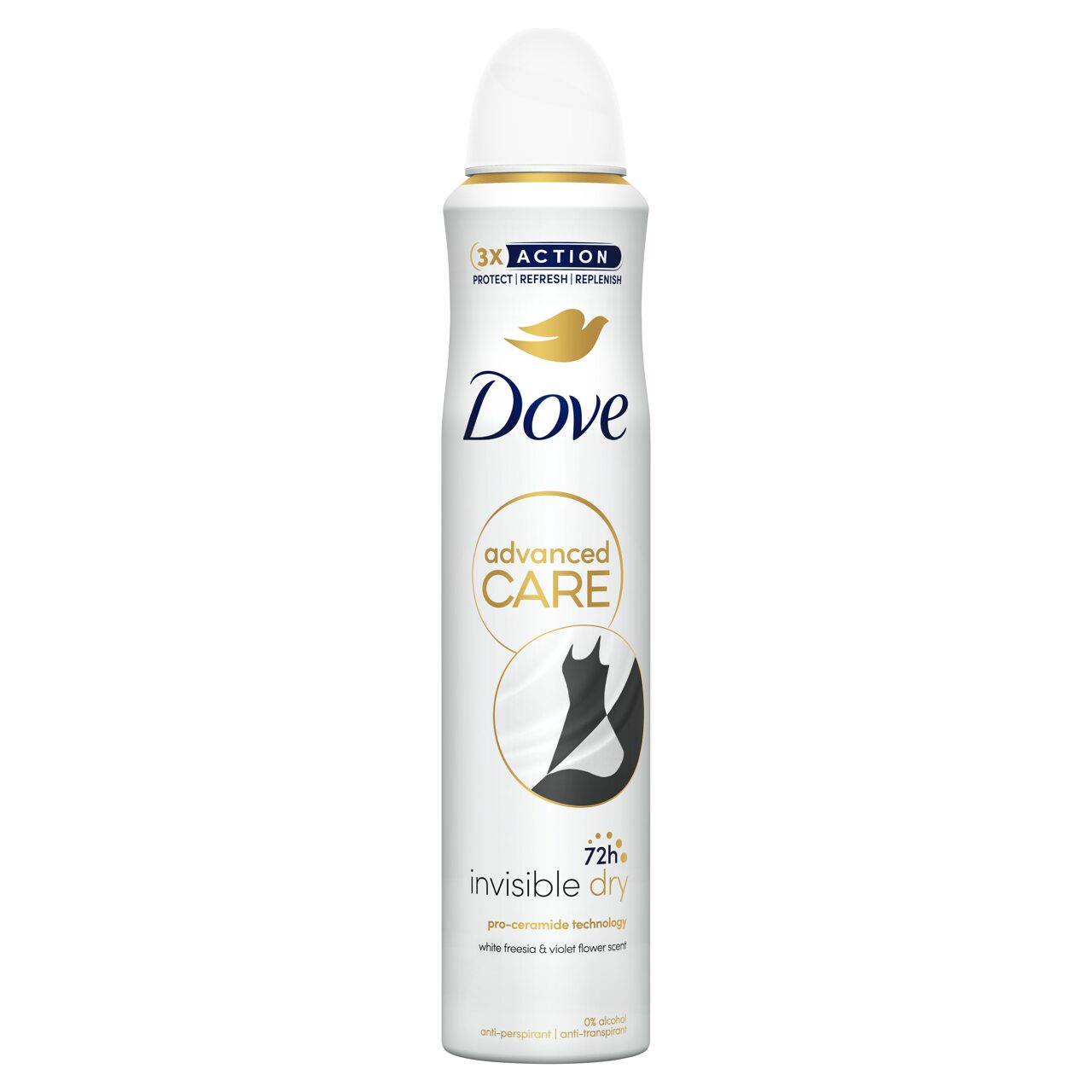 Dove Advanced Care Invisible Dry női izzadásgátló dezodor, 200 ml