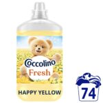 Coccolino Fresh Happy Yellow öblítőkoncentrátum 74 mosás 1702 ml