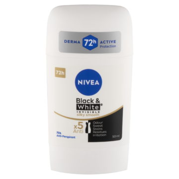 NIVEA Black & White Invisible Silky Smooth izzadásgátló deo stift 50 ml