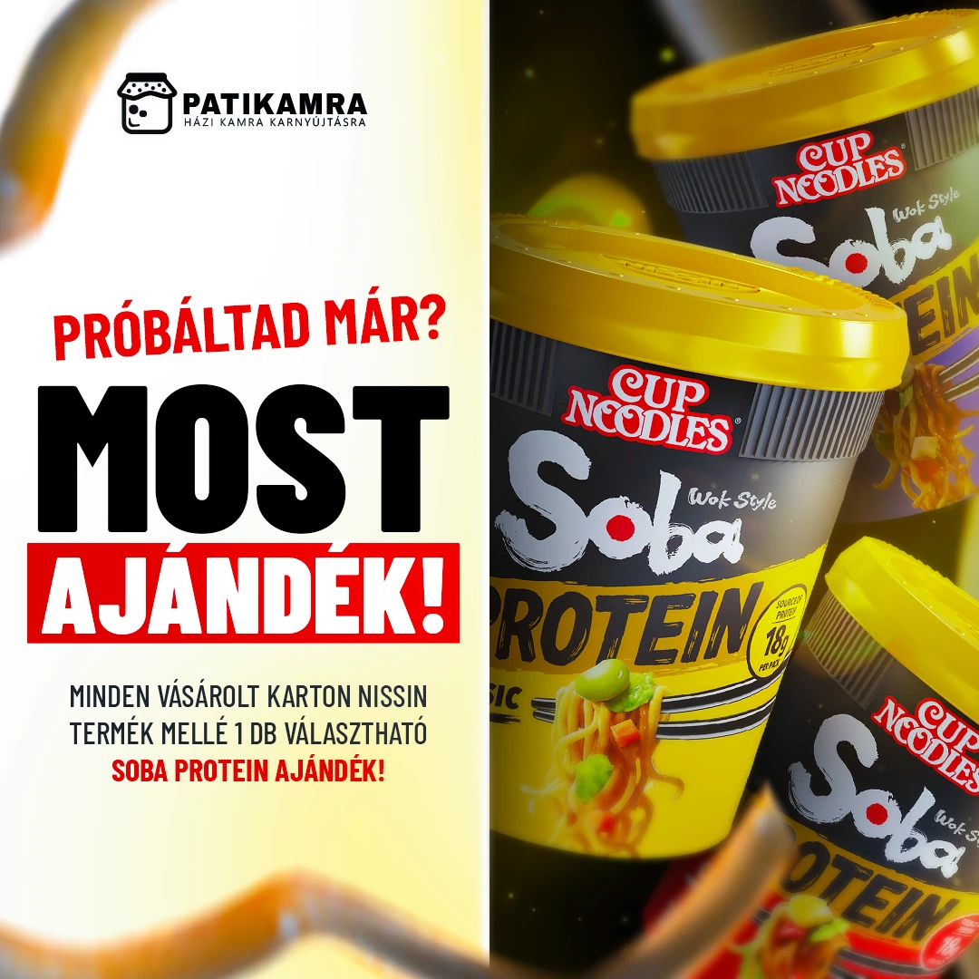 Ajándék Nissin Soba PROTEIN promóció akció kupon