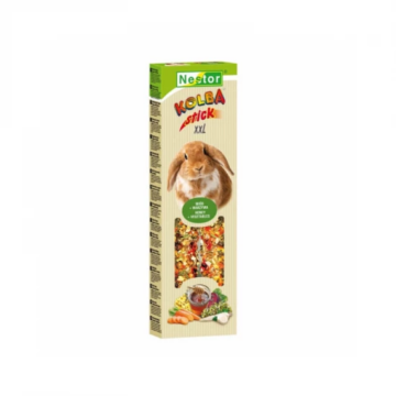 Nestor rúd XXL nagy Rágcsálónak és Nyúlnak Méz+Zöldség 165g