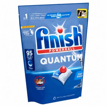 Finish Powerball Quantum All in 1 mosogatógép-kapszula Regular 95 db