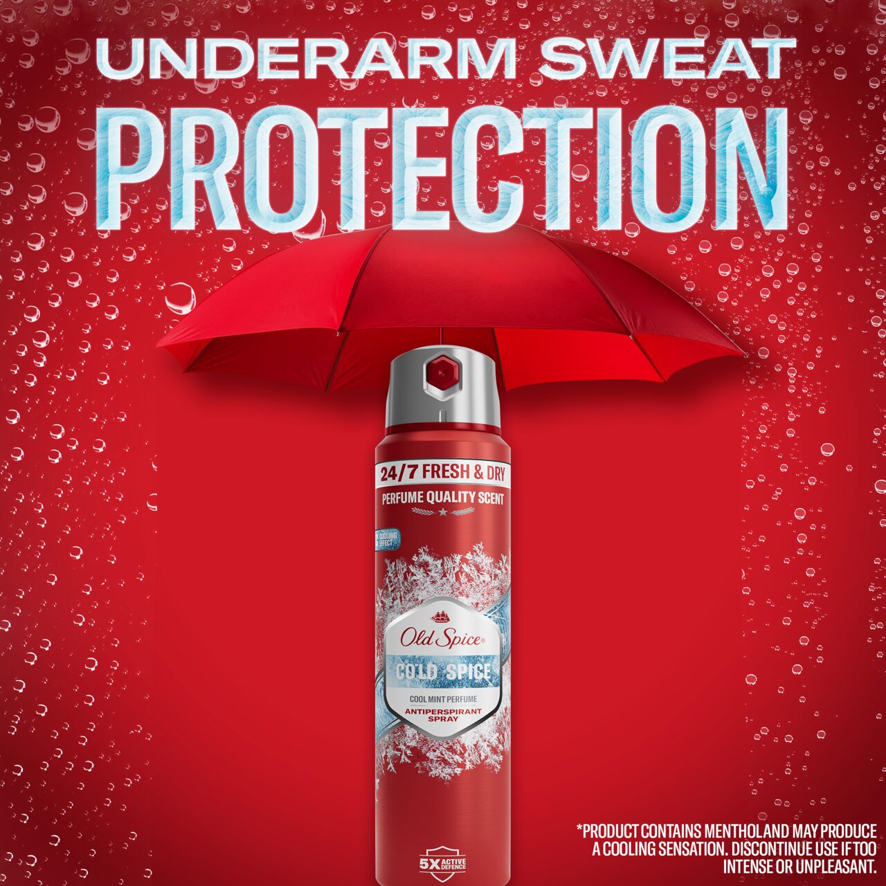 Old Spice Cold Spice férfi izzadásgátló spray –5°C hűsítő hatás